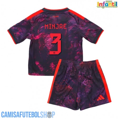 Camisa de time de futebol Bayern Munich Kim Min-jae #3 Replicas 3º Equipamento Infantil 2026-27 Manga Curta (+ Calças curtas)